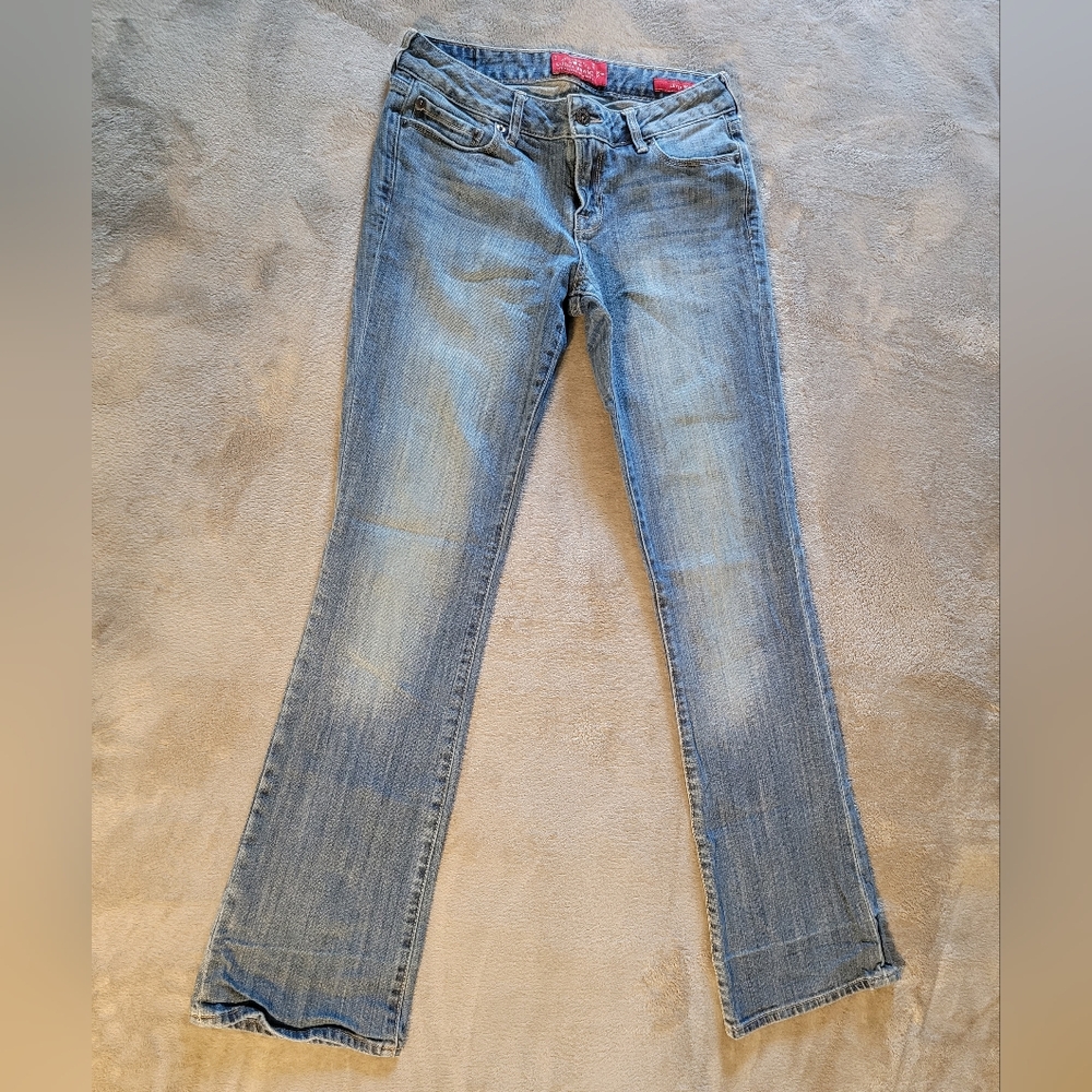 Lucky Brand Light Blue Leyla Boot Jeans, Size 2/26 R